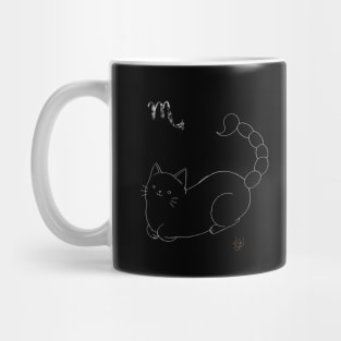 Dark Cat Scorpio Mug